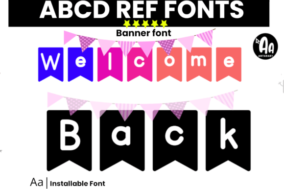 Abcd Ref Banner Font: A Playful Typeface for Branding