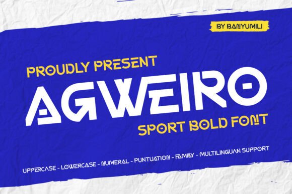 Agweiro: A Bold Display Font
