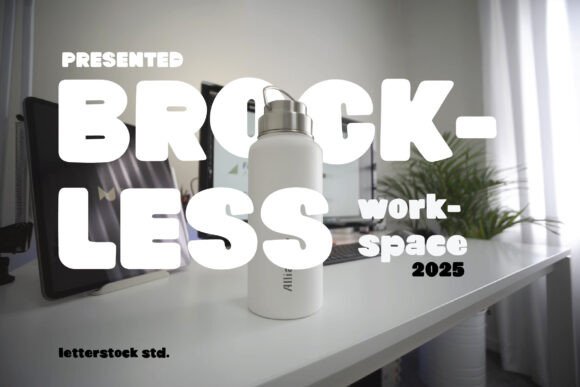 Brockless: A Bold Display Font for Modern Web Design