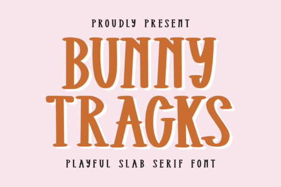 Bunny Tracks: A Bold Slab Serif Font for Web Design