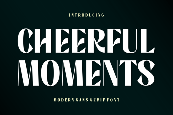 Designing Joy: The Cheerful Moments Typeface for Editors