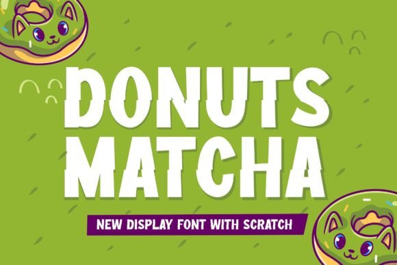 Donuts Matcha: A Unique Display Font