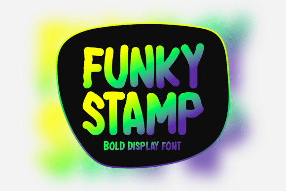 Funky Stamp Font for Creative Makers