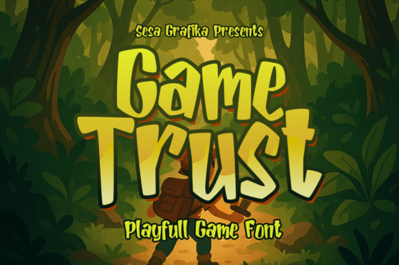 Game Trust Font Review: A Bold Typeface for Playful Brands
