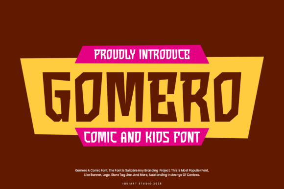 Gomero Font Review: A Playful Display Typeface for Campaigns