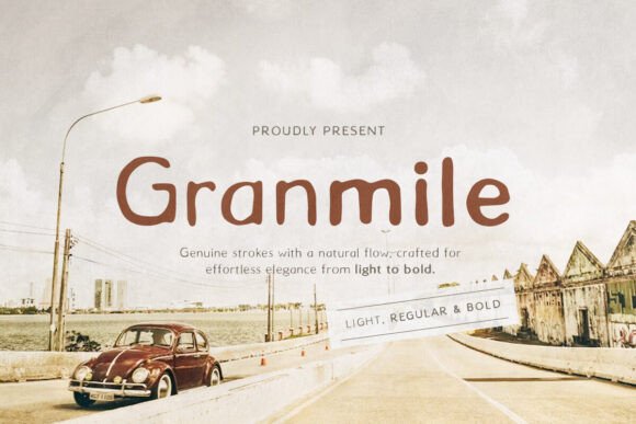 Granmile Font: A Handwritten Sans Serif for Modern Web Design