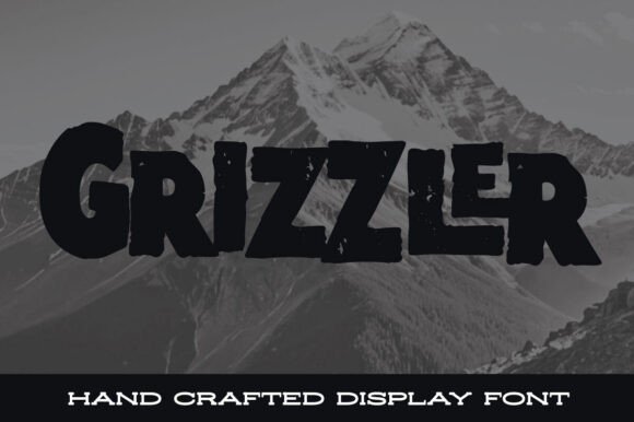 Grizzler: A Wild Display Font