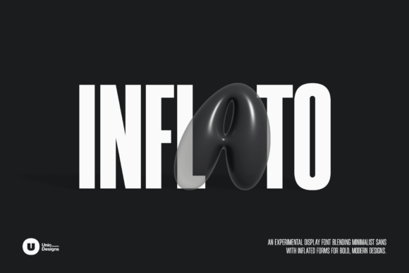 Inflato: The Bold Display Font for Handmade Brands