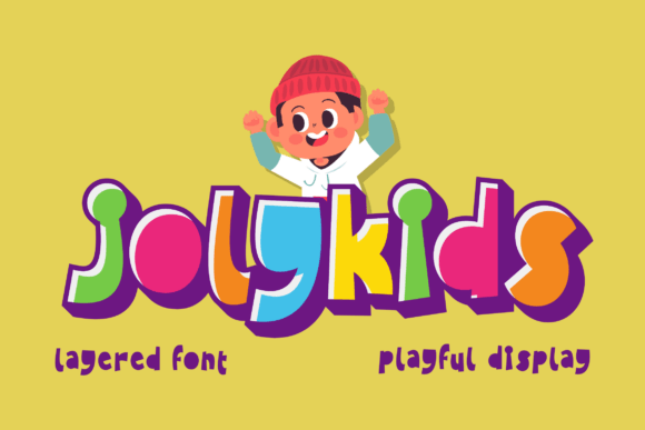 Jolykids: A Playful Display Font for Joyful Branding