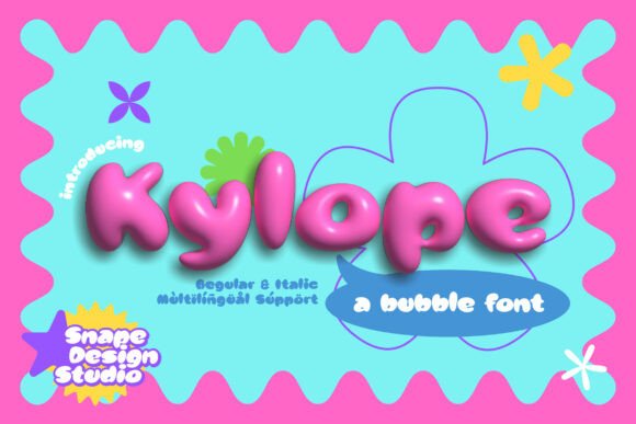 Kylope: A Playful Display Font