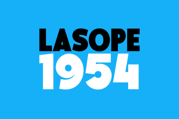 Lasope 1954: A Bold Typeface for Stronger Brands