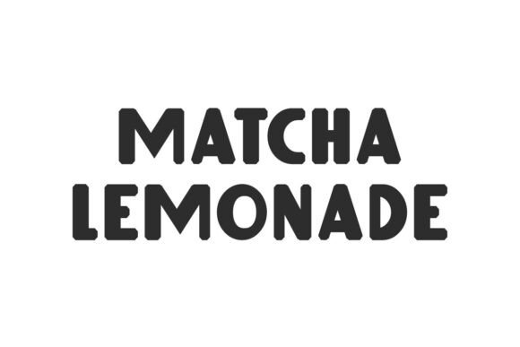 Matcha Lemonade: The Display Font That Freshens Brand Identity