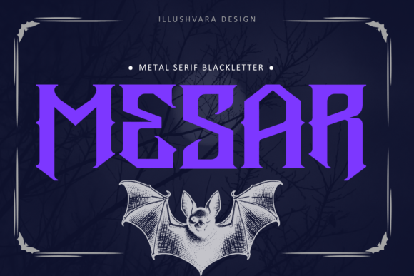 Metal Mesar: A Bold Blackletter Typeface for High-Impact Campaigns