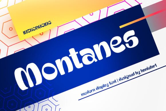 Montanes Font: A Polished Display Typeface for Branding