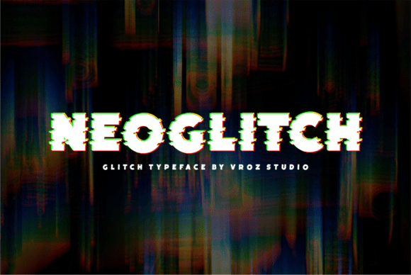 Neoglitch: A Modern Glitch Typeface for Bold Campaigns