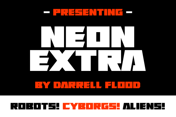 Neon Extra: The Bold Display Font for Modern Web Design