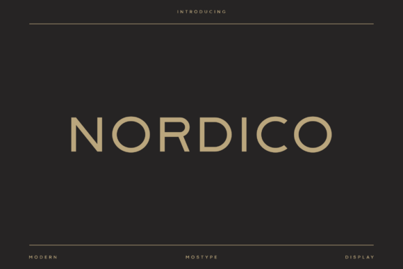 Nordico Font: The Bold Sans Serif for Makers