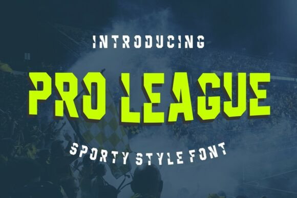 Pro League: A Bold Display Font for Strong Brand Identity