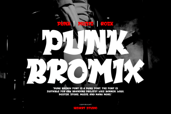 Punk Bromix: The Bold Display Font for Edgy Brands