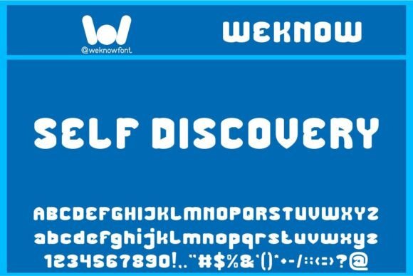 Self Discovery: A Futuristic Display Font for Bold Branding