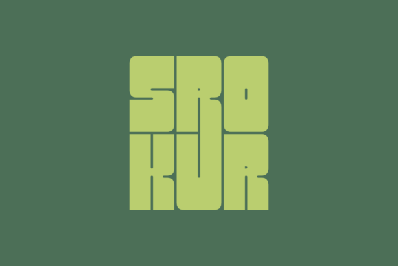 Srokur: Bold Display Font for Crafters
